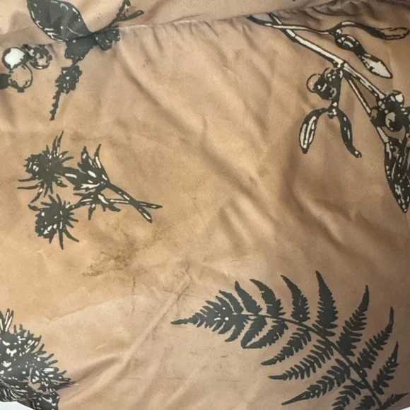 Basin + Range Tan Jacket with Green Botanical Print - Picture 3 of 3